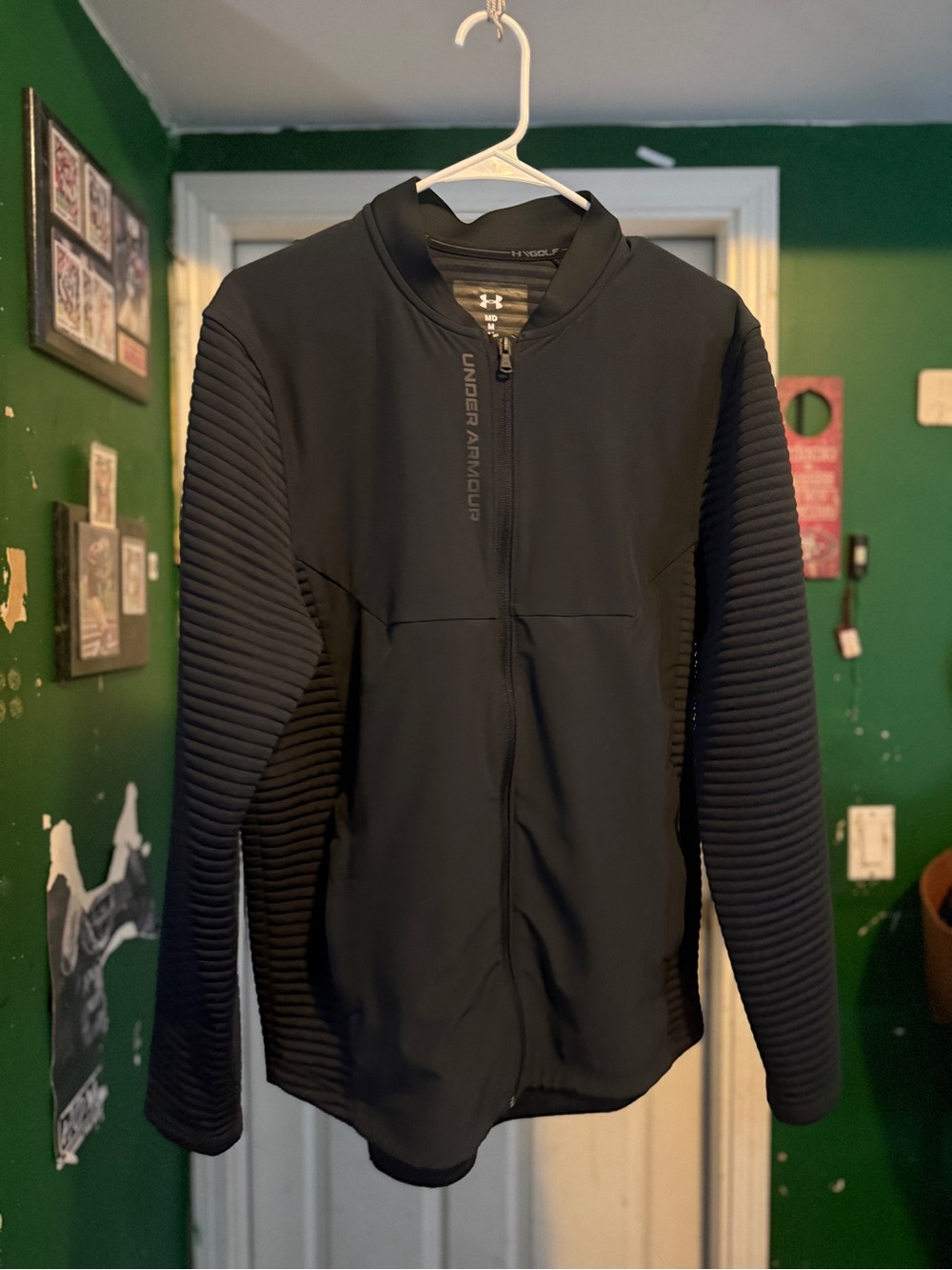 Under Armour Black golf jacket